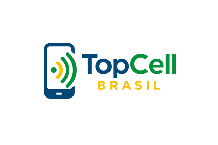 gera uma logo moderna para minha loja TopCell Brasil