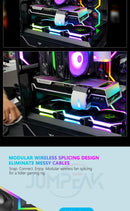 Jumpeak CS120 ARGB – Ventilador de Refrigeração Modular 360mm / 240mm, Empilhável e de Alto Desempenho