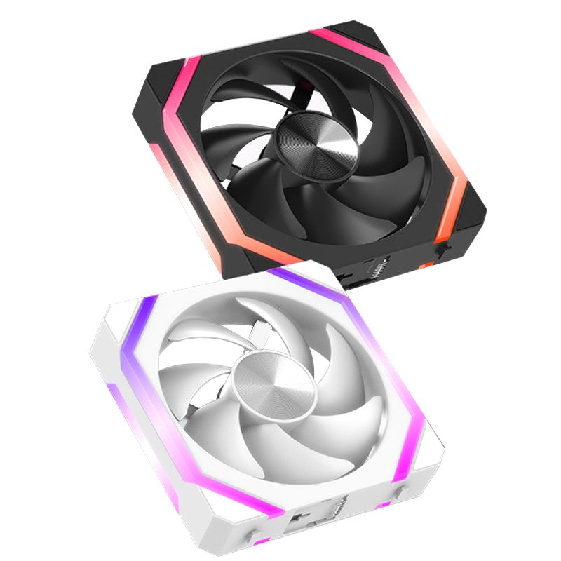 Jumpeak CS120 ARGB – Ventilador de Refrigeração Modular 360mm / 240mm, Empilhável e de Alto Desempenho