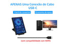 Tela Secundária para Computador (CPU, RAM, GPU, HDD, Monitor 32")  3.5 Polegadas Tipo-C –