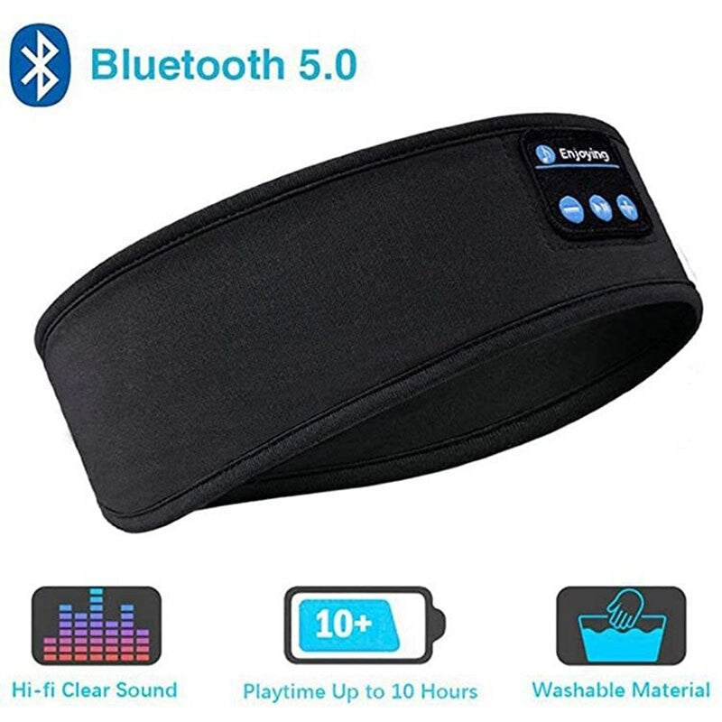 Fone Ouvido Bandana Faixa Cabeça Bluetooth Esportes Dormir