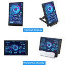 Tela Secundária para Computador (CPU, RAM, GPU, HDD, Monitor 32")  3.5 Polegadas Tipo-C –