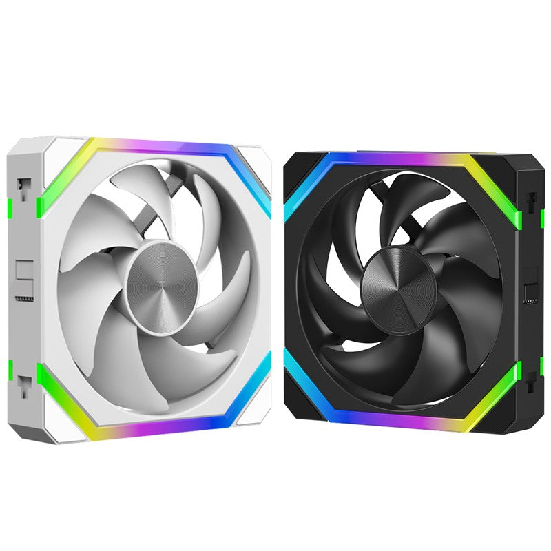 Jumpeak CS120 ARGB – Ventilador de Refrigeração Modular 360mm / 240mm, Empilhável e de Alto Desempenho
