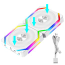 Jumpeak CS120 ARGB – Ventilador de Refrigeração Modular 360mm / 240mm, Empilhável e de Alto Desempenho