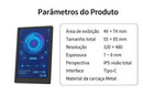 Tela Secundária para Computador (CPU, RAM, GPU, HDD, Monitor 32")  3.5 Polegadas Tipo-C –