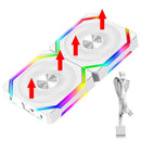 Jumpeak CS120 ARGB – Ventilador de Refrigeração Modular 360mm / 240mm, Empilhável e de Alto Desempenho