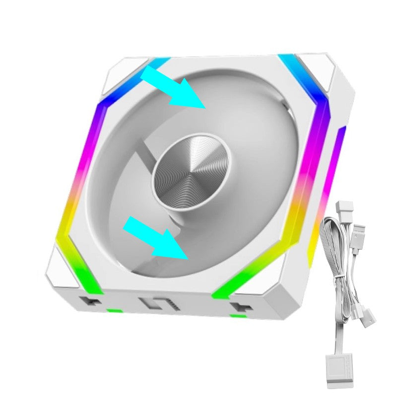 Jumpeak CS120 ARGB – Ventilador de Refrigeração Modular 360mm / 240mm, Empilhável e de Alto Desempenho