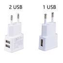 Carregador USB 5V 2A UE Plug – Rápido, Compacto e Seguro