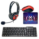 Kit Gamer Teclado, Mouse, Headset E Mousepad Mox MO-KM600